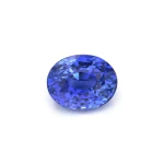 Unheated Oval Cut Blue Sapphire - Image 2